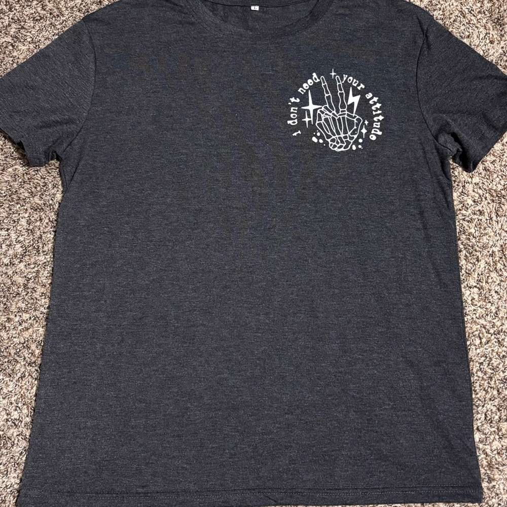 Women’s Custom Snarky Tee. Large